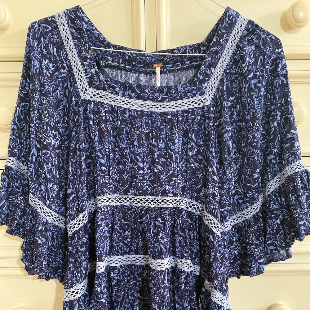 Free People Flowy Shirt